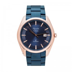 Alexandre Christie AC 8648 Rosegold Blue Man MDBURBU